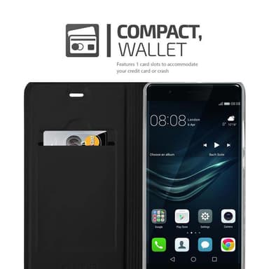 Huawei P9 Fodral Skal Case (Svart)