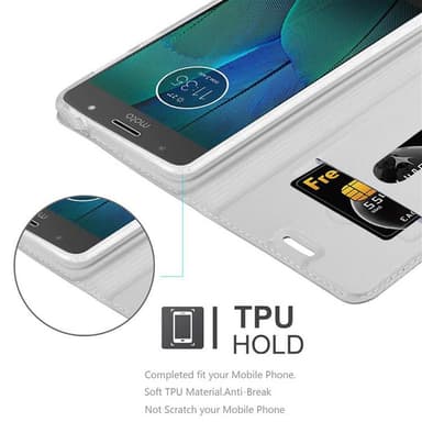 Motorola MOTO G5S Fodral Skal Case (Silver)