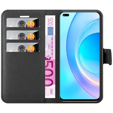 Honor 50 LITE Plånboksfodral Skal (Svart)