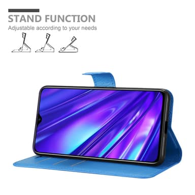 Realme 5 / 5i / 6i / C3 Plånboksfodral Skal (Blå)