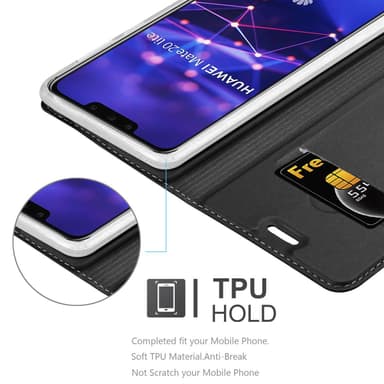 Huawei MATE 20 LITE Fodral Skal Case (Svart)