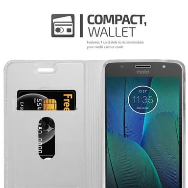 Motorola MOTO G5S Fodral Skal Case (Silver)