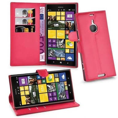 Nokia Lumia 1520 Plånboksfodral Skal (Röd)
