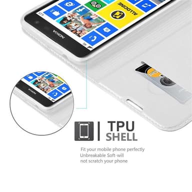 Nokia Lumia 625 Fodral Skal Case (Silver)