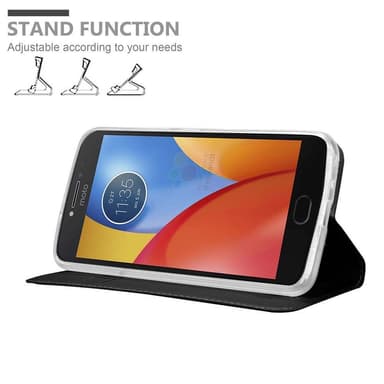 Motorola MOTO E4 Fodral Skal Case (Svart)
