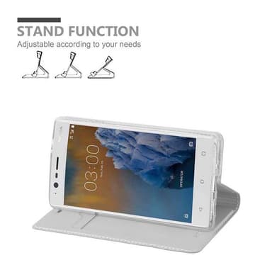 Nokia 3 2017 Fodral Skal Case (Silver)