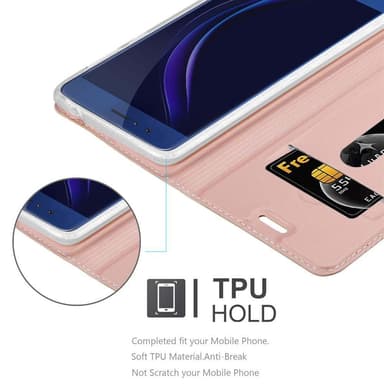 Honor 8 / 8 PREMIUM Fodral Skal Case (Rosa)