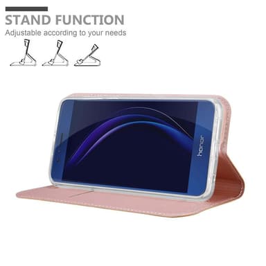 Honor 8 / 8 PREMIUM Fodral Skal Case (Rosa)