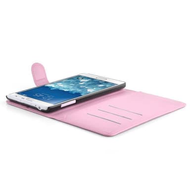 Samsung Galaxy NOTE EDGE Plånboksfodral Skal (Rosa)