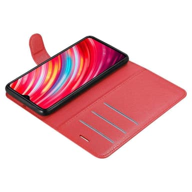 Xiaomi RedMi NOTE 8 PRO Plånboksfodral Skal (Röd)