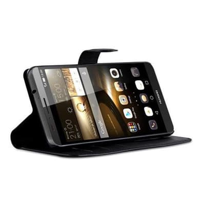 Huawei D3 MATE 7 MINI Plånboksfodral Skal (Svart)