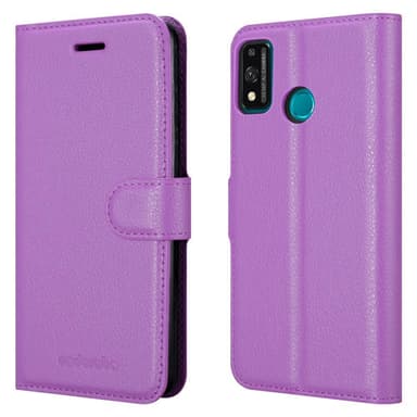 Honor 9X LITE Plånboksfodral Skal (Lila)