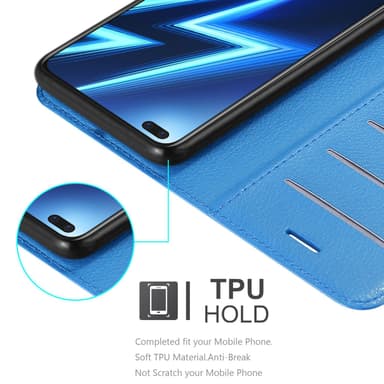 Realme 6 PRO Plånboksfodral Skal (Blå)