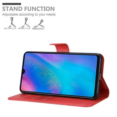 Huawei P30 Plånboksfodral Skal (Röd)