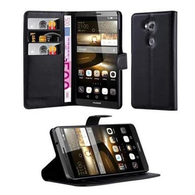Huawei D3 MATE 7 MINI Plånboksfodral Skal (Svart)