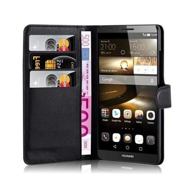 Huawei D3 MATE 7 MINI Plånboksfodral Skal (Svart)