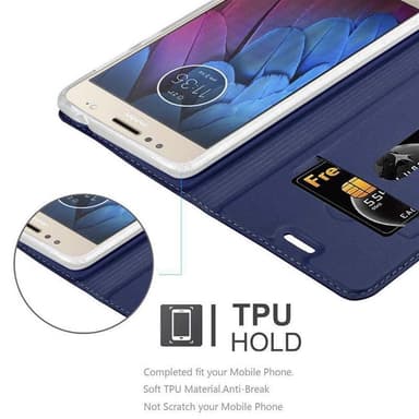 Motorola MOTO G5S PLUS Fodral Skal Case (Blå)