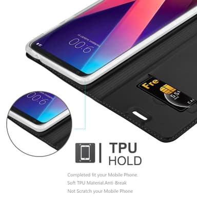 LG V30 / V30+ / V30S / V30S+ Fodral Skal Case (Svart)