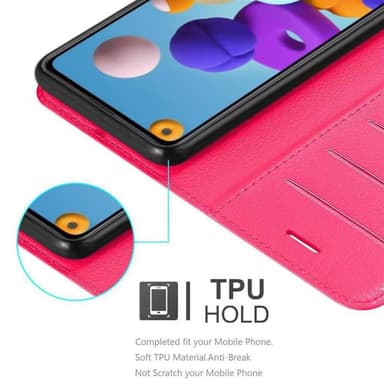 Samsung Galaxy A21 Plånboksfodral Skal (Rosa)
