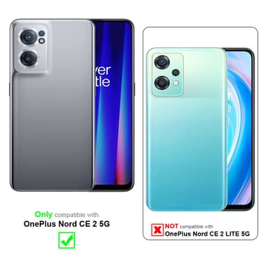 OnePlus Nord CE 2 5G Plånboksfodral Skal (Röd)