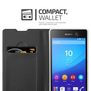 Sony Xperia M5 Fodral Skal Case (Svart)