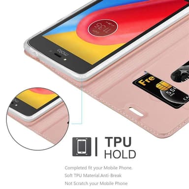 Motorola MOTO C Fodral Skal Case (Rosa)