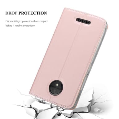 Motorola MOTO C Fodral Skal Case (Rosa)