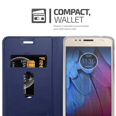 Motorola MOTO G5S PLUS Fodral Skal Case (Blå)