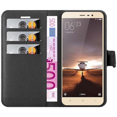 Xiaomi RedMi PRO Plånboksfodral Skal (Svart)