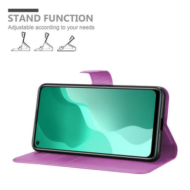 Huawei NOVA 7 SE Plånboksfodral Skal (Lila)