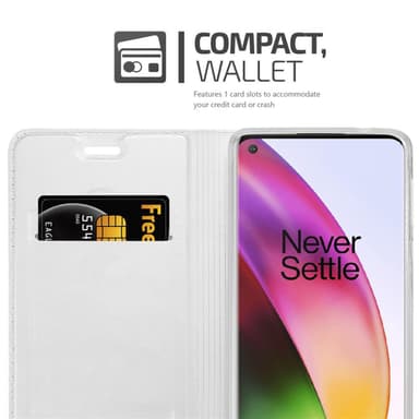 OnePlus 8 Fodral Skal Case (Silver)
