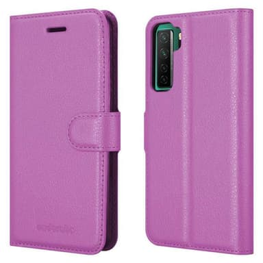Huawei NOVA 7 SE Plånboksfodral Skal (Lila)