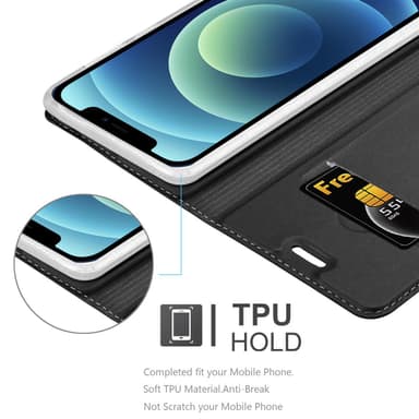 iPhone 12 MINI Fodral Skal Case (Svart)