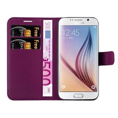 Samsung Galaxy S7 Plånboksfodral Skal (Lila)
