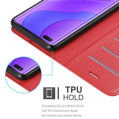 Huawei NOVA 7 PRO 5G Plånboksfodral Skal (Röd)