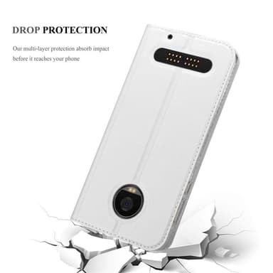 Motorola MOTO Z2 Fodral Skal Case (Silver)