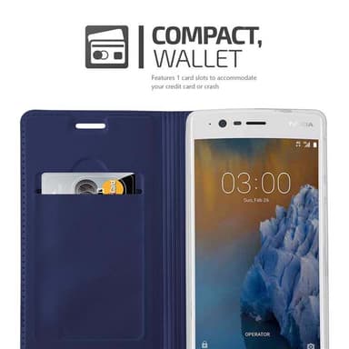 Nokia 3 2017 Fodral Skal Case (Blå)