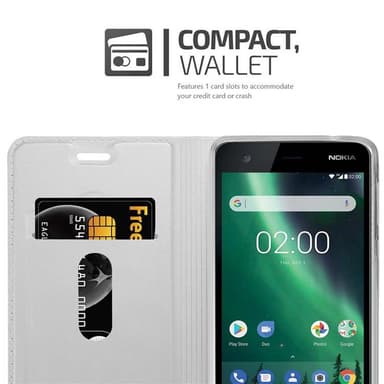 Nokia 2 2017 Fodral Skal Case (Silver)