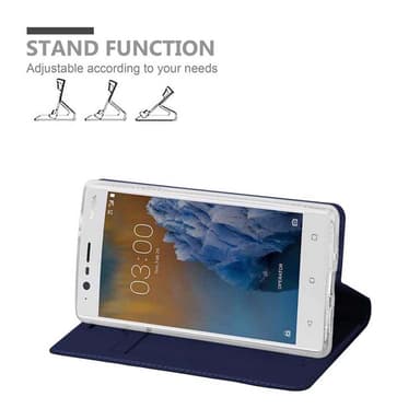 Nokia 3 2017 Fodral Skal Case (Blå)