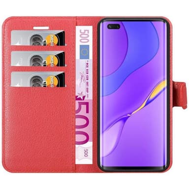 Huawei NOVA 7 PRO 5G Plånboksfodral Skal (Röd)