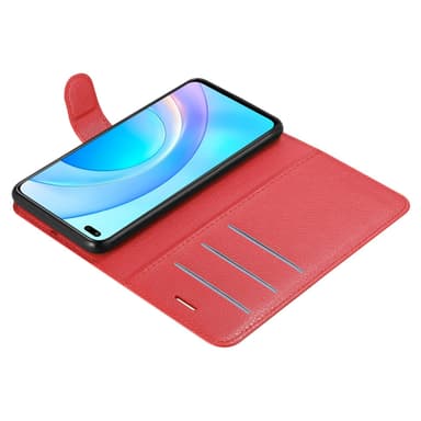 Honor 50 LITE Plånboksfodral Skal (Röd)