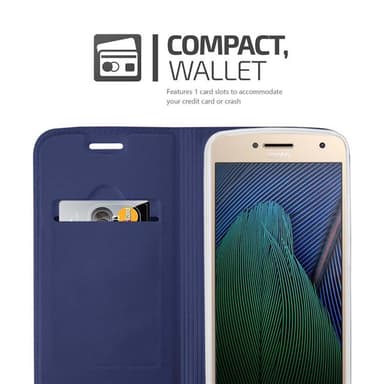 Motorola MOTO G5 PLUS Fodral Skal Case (Blå)