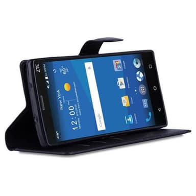ZTE ZMAX 2 Plånboksfodral Skal (Svart)