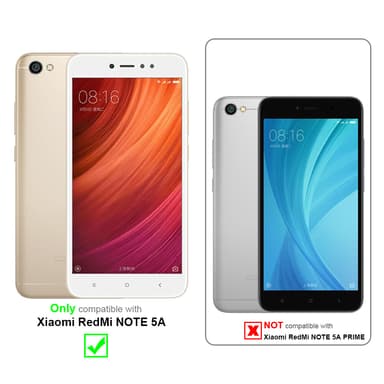 Xiaomi RedMi NOTE 5A Plånboksfodral Skal (Svart)
