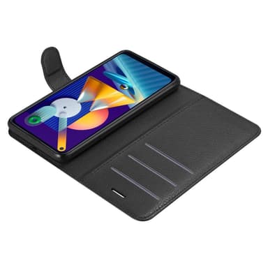 Samsung Galaxy A11 / M11 Plånboksfodral Skal (Svart)