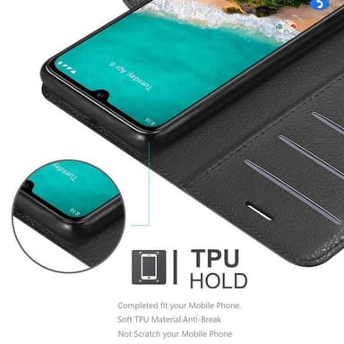 Xiaomi Mi A3 Plånboksfodral Skal (Svart)