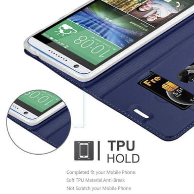 HTC Desire 820 Fodral Skal Case (Blå)