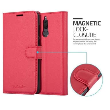 Huawei MATE 10 LITE Plånboksfodral Skal (Röd)