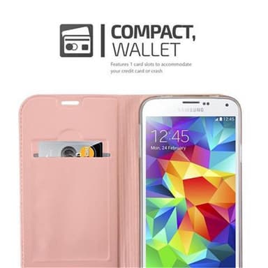 Samsung Galaxy S5 / S5 NEO Fodral Skal Case (Rosa)