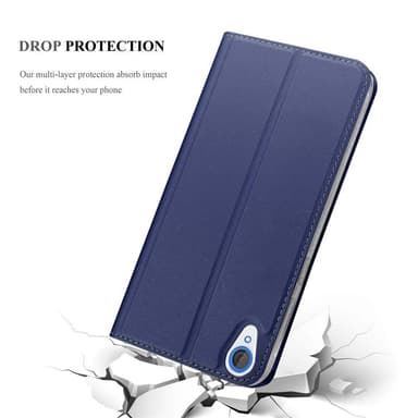 HTC Desire 820 Fodral Skal Case (Blå)